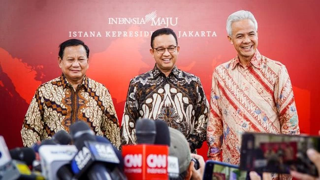 Calon Presiden Indonesia; Prabowo Subianto, Anies Baswedan, Ganjar Pranowo